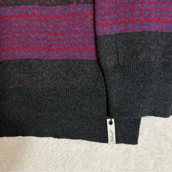 Woolrich Women's Sweater Large Gray High Neck Long Sleeve Pullover Christmas - Picture 5 of 10